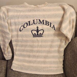New - Columbia University Wool Sweater Size S White